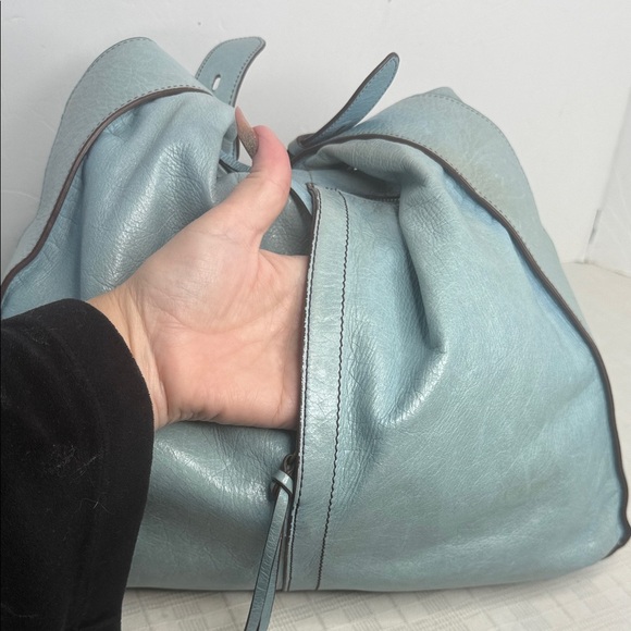 Hobo Marley Leather Hobo Bag in Tiffany blue Vintage Hyde leather - Picture 9 of 13